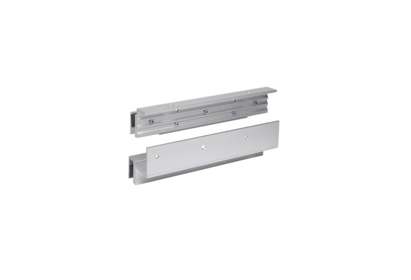 EM300ZLG Z & L Bracket Set For Glass Doors with Glass Header