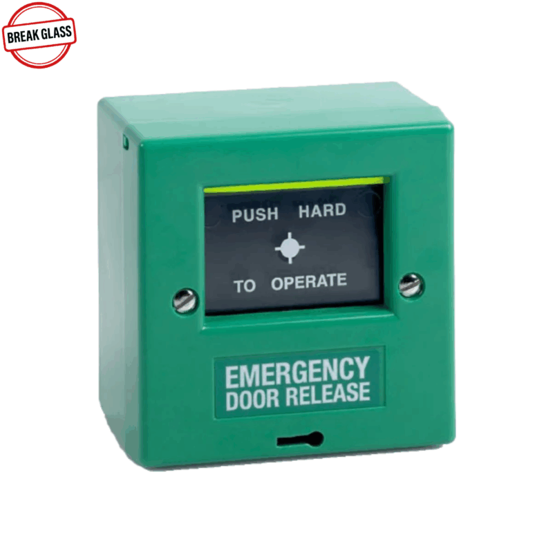 BGU1G - Green Resettable Single Pole Break Glass