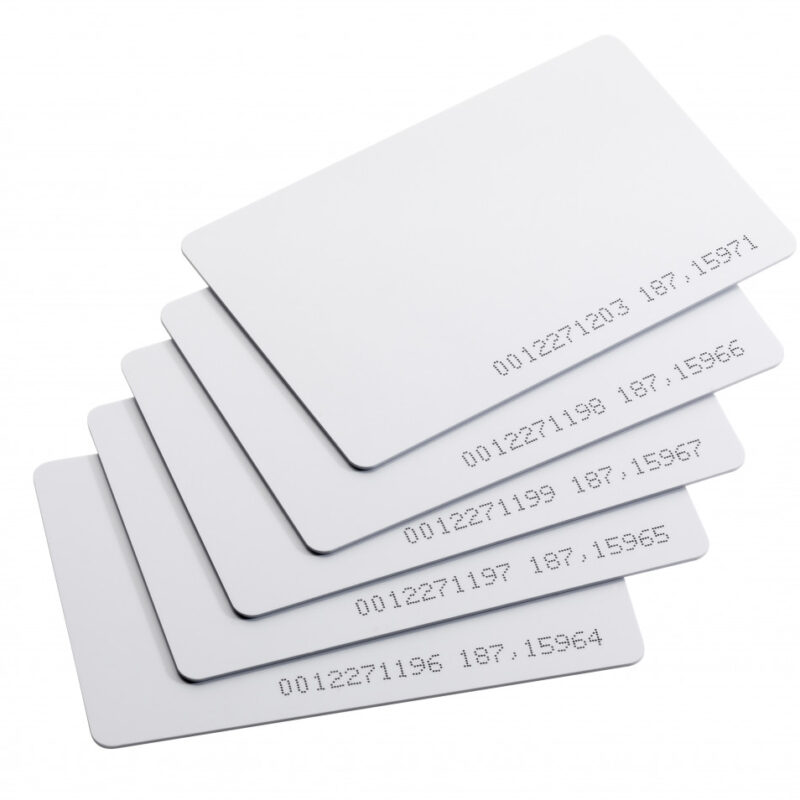 EM-CARD - Numbered EM ISO (printable) White Card