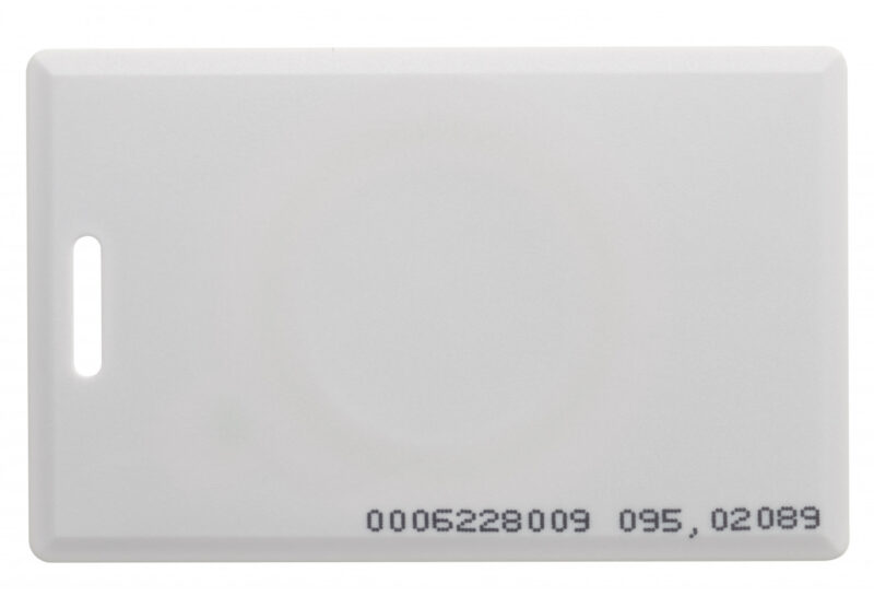 EM-CLAMSHELL - Numbered EM Clam Shell White Card