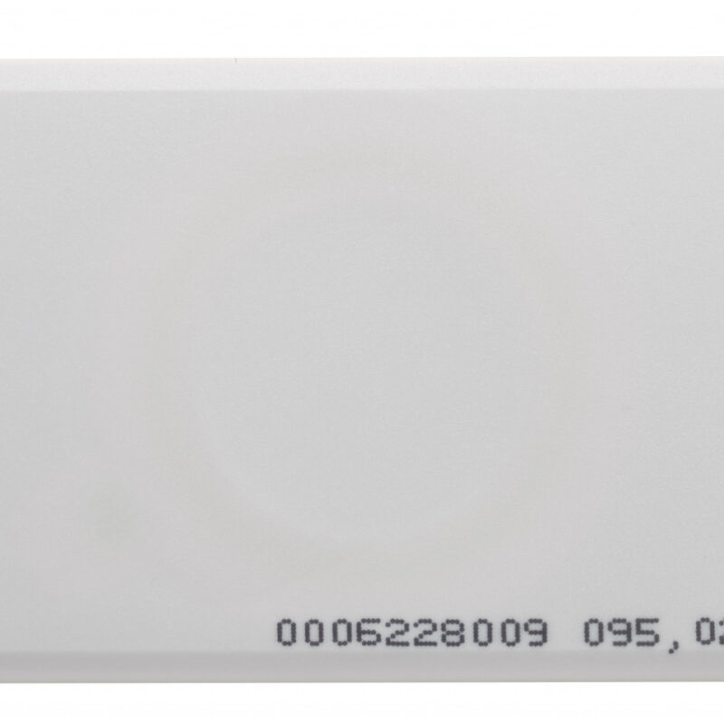 EM-CLAMSHELL - Numbered EM Clam Shell White Card