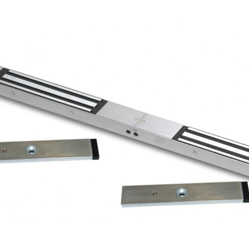 EM04DS Double Unmonitored Slim Maglock with Door Status Monitoring 1200lb
