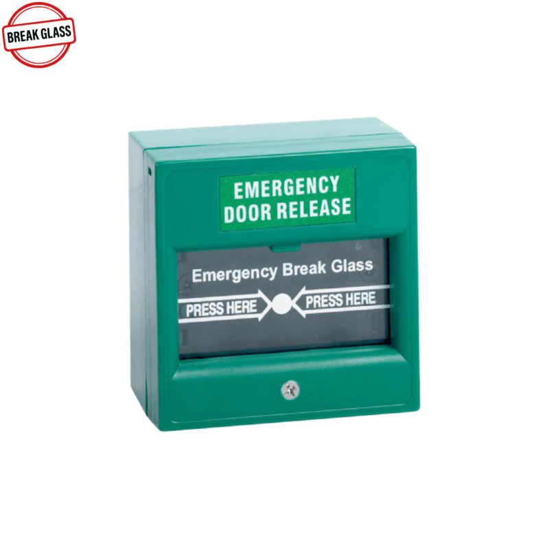 KGG1SG - Green Single Pole Break Glass