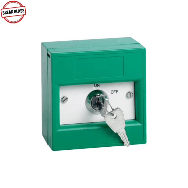 KGG1SG-KS Double Pole Key Switch Break Glass Unit With 2 Keys
