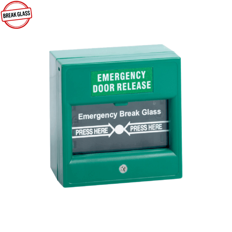 KGG200SG - Green Double Pole Break Glass
