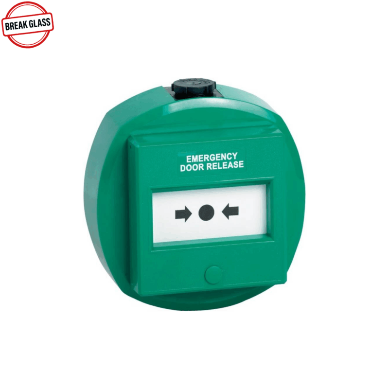KGG300SG-WP - Green Weatherproof Triple Pole Break Glass