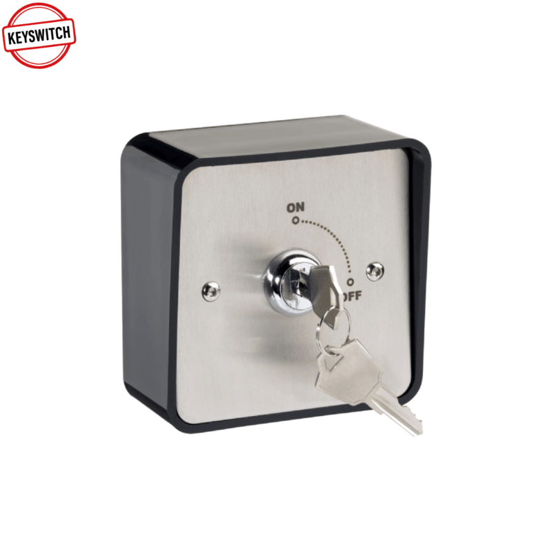 KS-2SMO Weatherproof Surface Mount Momentary Key Switch with 2 Keys