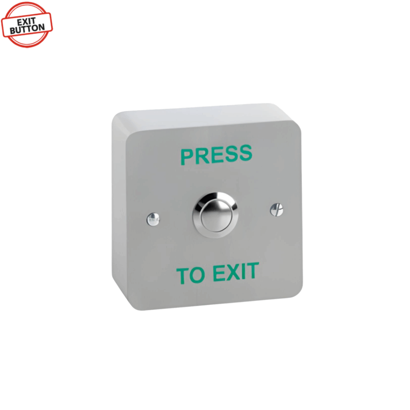 SPB002S - Surface 19mm Stainless Steel Exit Button