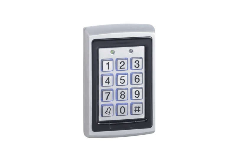 Illuminated weatherproof keypad and prox reader