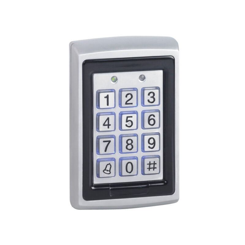 Illuminated weatherproof keypad and prox reader