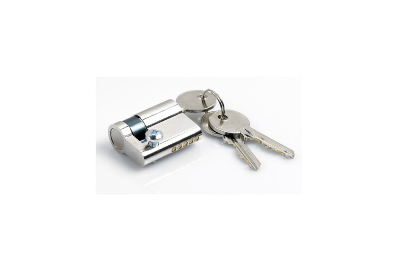 Euro profile cylinder with 3 keys for KS-EURO key switches