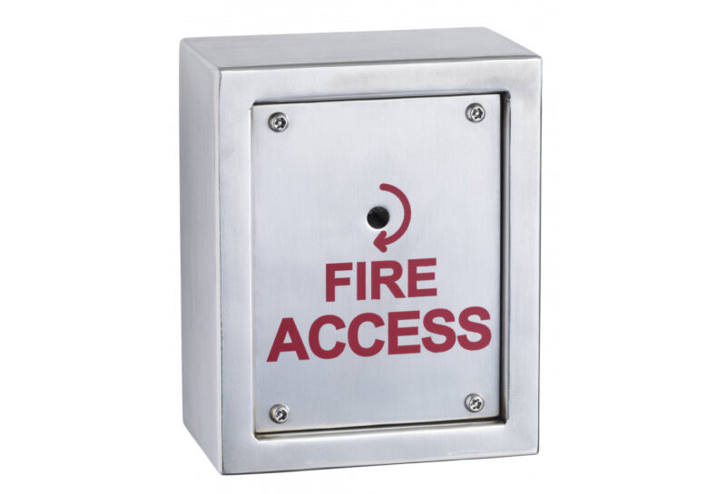 Surface mount fireman switch drop key unit - FS-DK-S