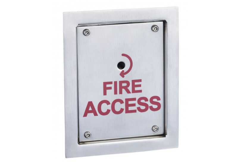 Flush mount fireman switch drop key unit - FS-DK