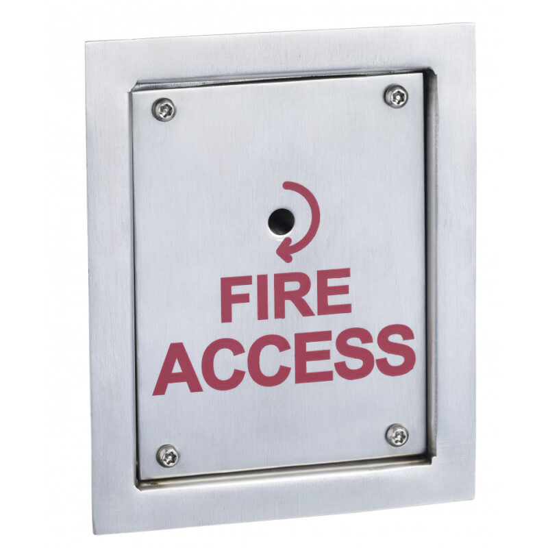 Flush mount fireman switch drop key unit - FS-DK