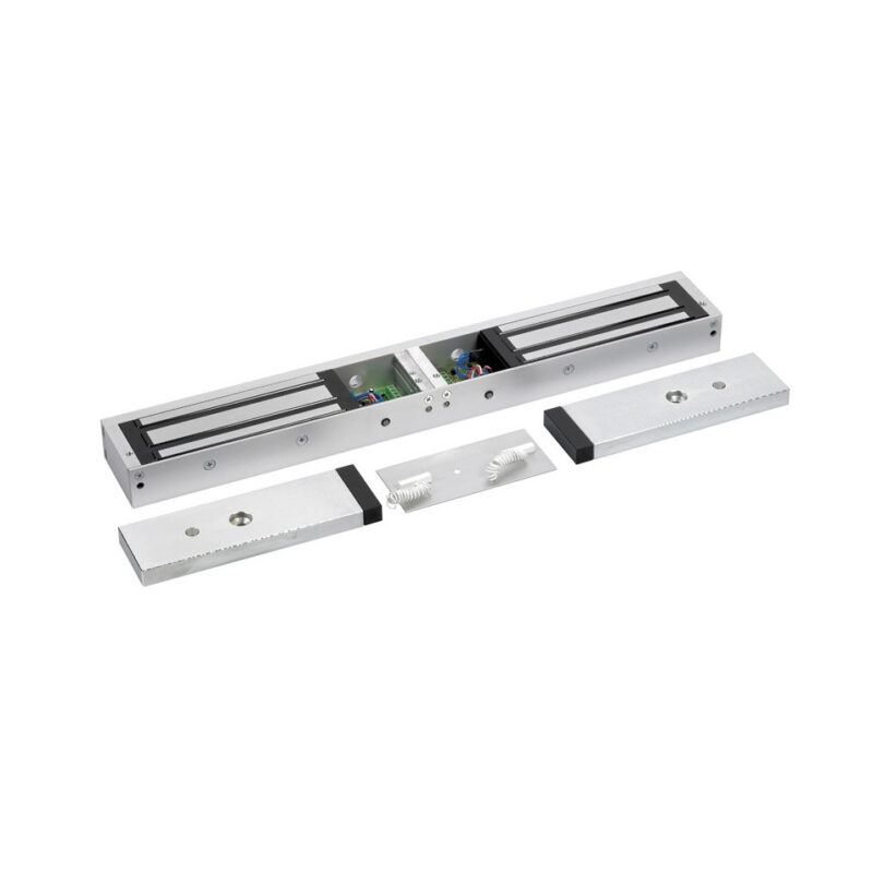 Double standard maglock surface monitored with DS monitoring