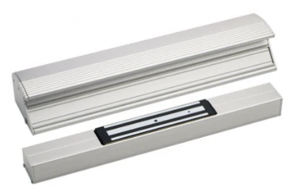 PH450 - 400mm vertical pull handle with 1 slim maglock