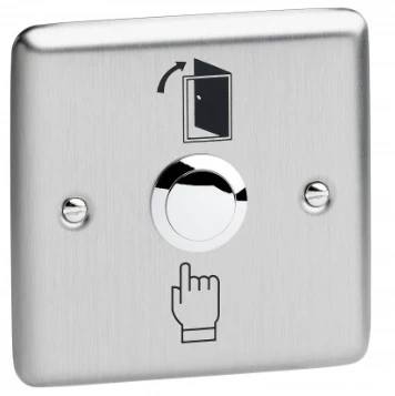 SPB-BSS - Flush 23mm stainless steel exit button