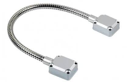 SPDL03 - Surface armoured door loop aluminium end caps