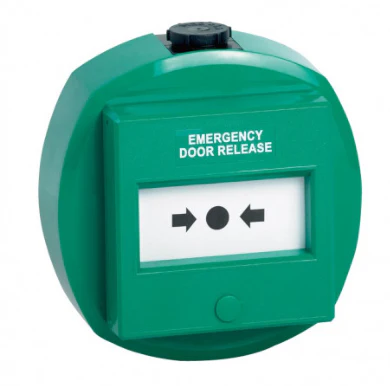 WWG7-220G(M) - Green weatherproof double pole round break glass