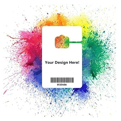 9988858 uPASS Hangtag Custom Art