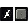 C300322	T12 DRESS PLATE BLACK PK 10